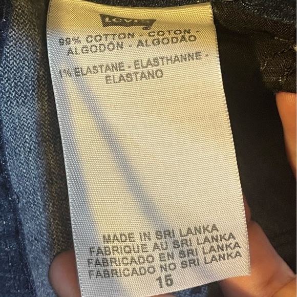 Levi’s 535 Legging Blue Cropped Women’s Juniors Size 15. - Picture 11 of 16